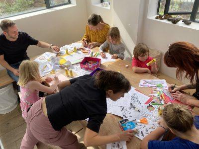 Family Workshop at GroundWork Gallery